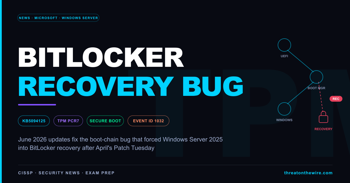 Microsoft Fixes the Windows Server 2025 BitLocker Recovery Bug: What Broke and Why It Keeps Happening